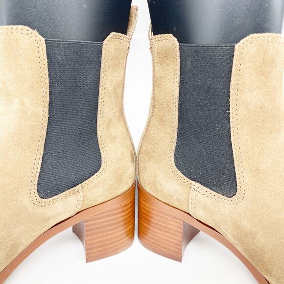 Steve Madden Women's Rhiannon Chelsea Boot Brown Suede Size 7M - Picture 13 of 14